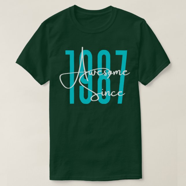 Born in 1987 T-Shirt (Design Front)