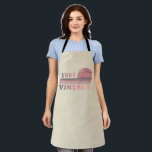 born in 1987 vintage birthday apron<br><div class="desc">You can add some originality to your wardrobe with this modern and elegant purple and pink colour sunset vintage retro-looking birthday design with awesome typography font lettering, it is a great gift idea for women, wives, and girlfriends who will love this one-of-a-kind artwork. The best unique and funny holiday present...</div>