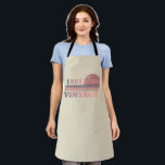 born in 1987 vintage birthday apron<br><div class="desc">You can add some originality to your wardrobe with this modern and elegant purple and pink colour sunset vintage retro-looking birthday design with awesome typography font lettering, it is a great gift idea for women, wives, and girlfriends who will love this one-of-a-kind artwork. The best unique and funny holiday present...</div>