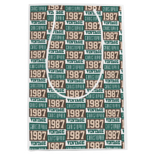 Born in 1987 with Christian Name Medium Gift Bag