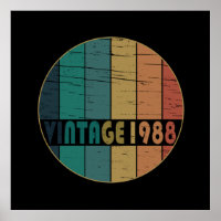 Born in 1988 vintage birthday gift