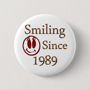 Born in 1989 2 inch round button