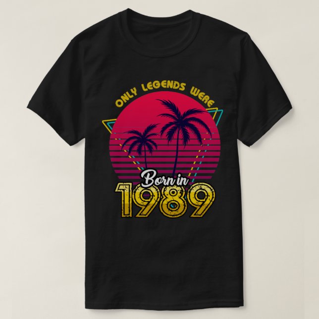 Born in 1989 TShirt (Design Front)