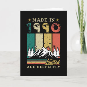 Born In 1990 Birthday Card