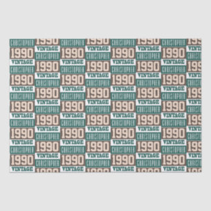 Born in 1990 with Christian Name Tissue Paper