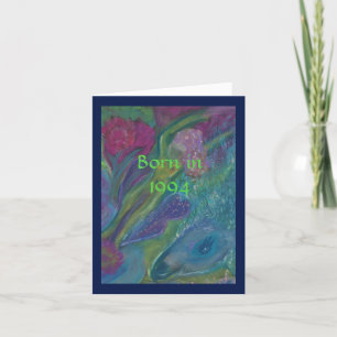 Born in 1994 Birthday fun facts Holiday Card