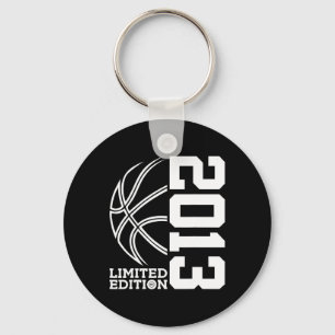 Born In 2013 Birthday Bysketbyll Limited Edition 2 Keychain