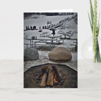 "Born In A Frozen State" Christmas Card