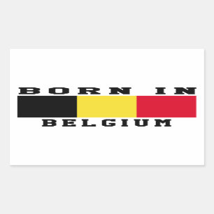 Born In Belgium Sticker