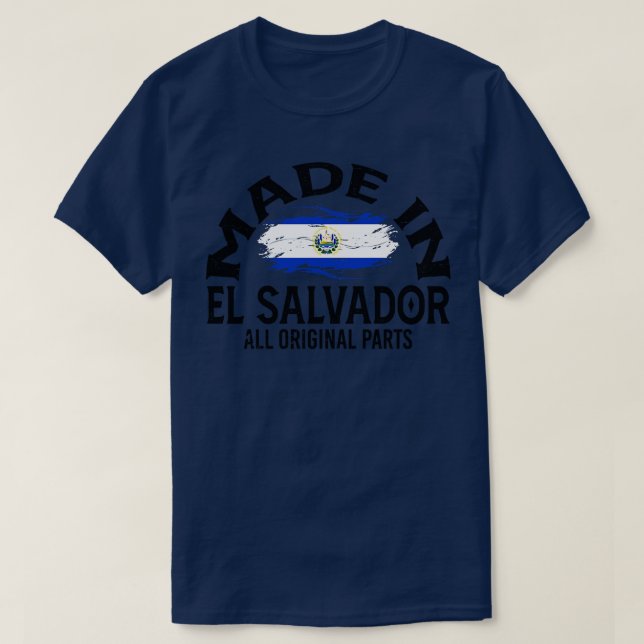 Born in El Salvador T-Shirt (Design Front)