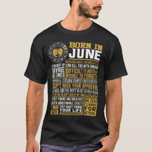 Born in June facts T-Shirt