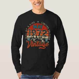 Born In May 1972 50th Birthday T-Shirt