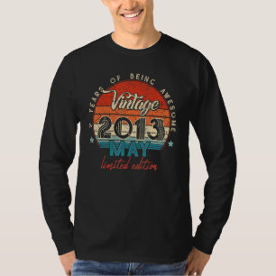 Born In May 2013 9th Birthday 9 Years Old T-Shirt