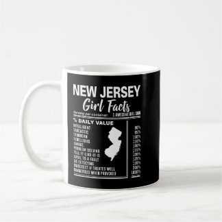 Born in New Jersey - New Jersey Girl Facts  Coffee Mug