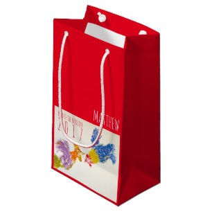 Born in Rooster Year Personalized Baby Gift Bag