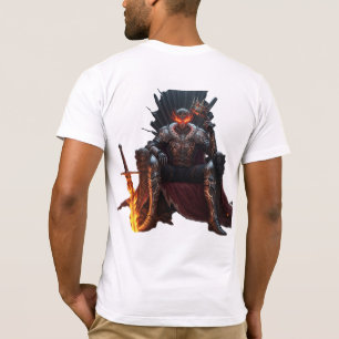 Born in Ruin Crowned in Fire – Dark Fantasy Anime T-Shirt
