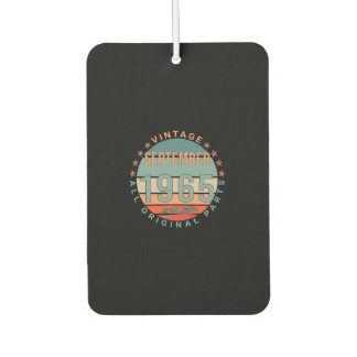 Born In September 1965 Vintage Air Freshener