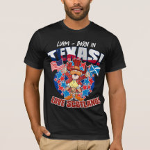 BORN IN TEXAS - LOVE SCOTLANDT-Shirt