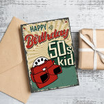 Born in the 50s Vintage Decades Birthday Card<br><div class="desc">Celebrate the timeless charm of those born in the 1950s with our Vintage Decades Birthday Card! This delightful birthday card is the perfect gift for anyone who cherishes the memories and experiences of their era. With a touch of humour about aging, it's sure to bring a smile to their face....</div>