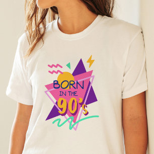 "Born in The 90s" Retro Colourful Vintage T-Shirt