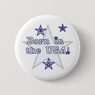 Born In The Usa 2 Inch Round Button