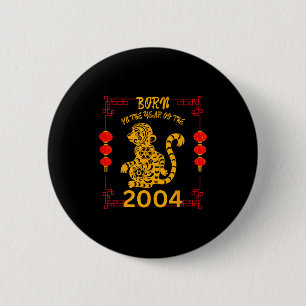 Born In The Year Of The Monkey 2004 Chinese New Ye 2 Inch Round Button