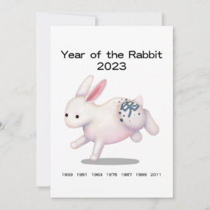"Born in the Year of the Rabbit" 2023 Personalized