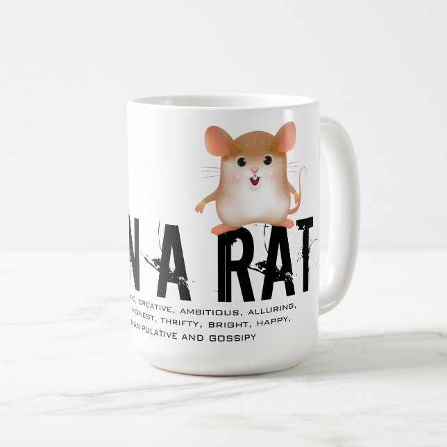 Born in the Year of the Rat Coffee Mug (Front Right)
