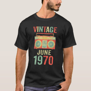 Born June 1970 Vintage Birthday Retro Ghetto-Blast T-Shirt