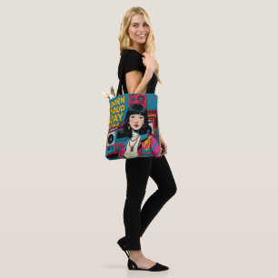 Born Loud Stay Vintage Tote Bag