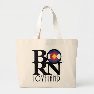 BORN Loveland Colorado Large Tote Bag
