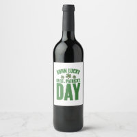 Born Lucky On St Patrick's Day Irish Birthday 