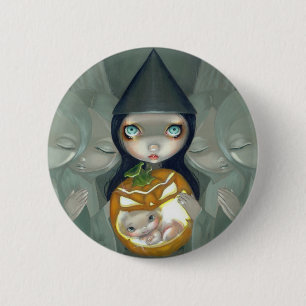 "Born of a Pumpkin" Button