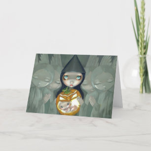 "Born of a Pumpkin" Greeting Card