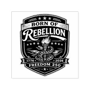 Born of Rebellion Freedom 250 Self-inking Stamp