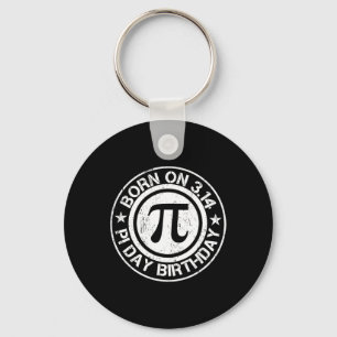 Born On Pi Day Birthday 3.14 Keychain