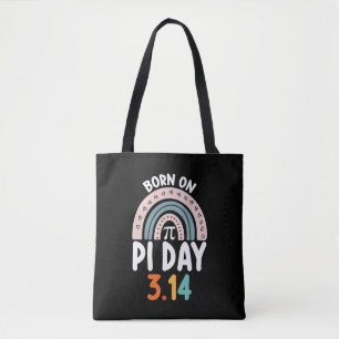 Born On Pi Day Birthday Math Funny Tote Bag