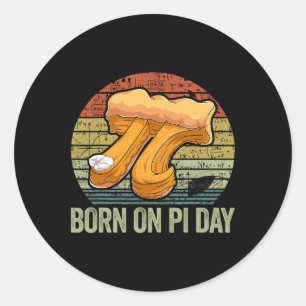 Born On Pi Day Shirt3 Classic Round Sticker