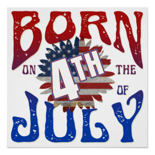 BORN ON THE 4TH OF JULY POSTER