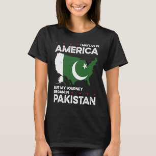 Born Pakistani Pakistan American USA Citizenship T-Shirt