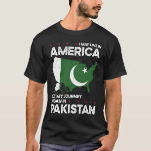 Born Pakistani Pakistan American USA Citizenship   T-Shirt