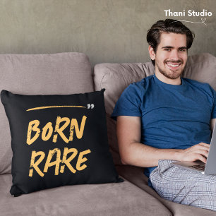 Born Rare Leap Year King Feb 29 Birthday  Throw Pillow