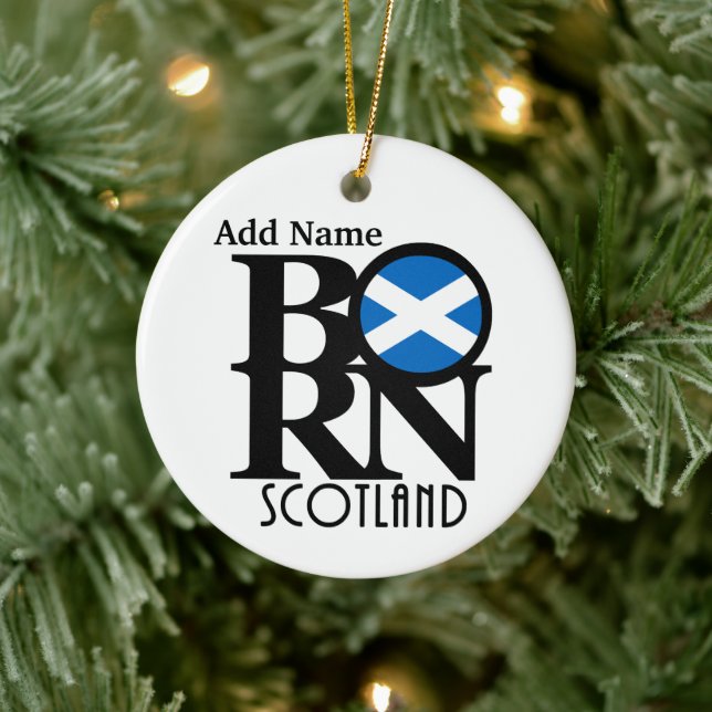 BORN Scotland Customizable Ornament (Tree)
