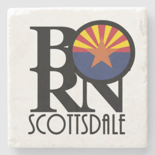 BORN Scottsdale Arizona Stone Coaster