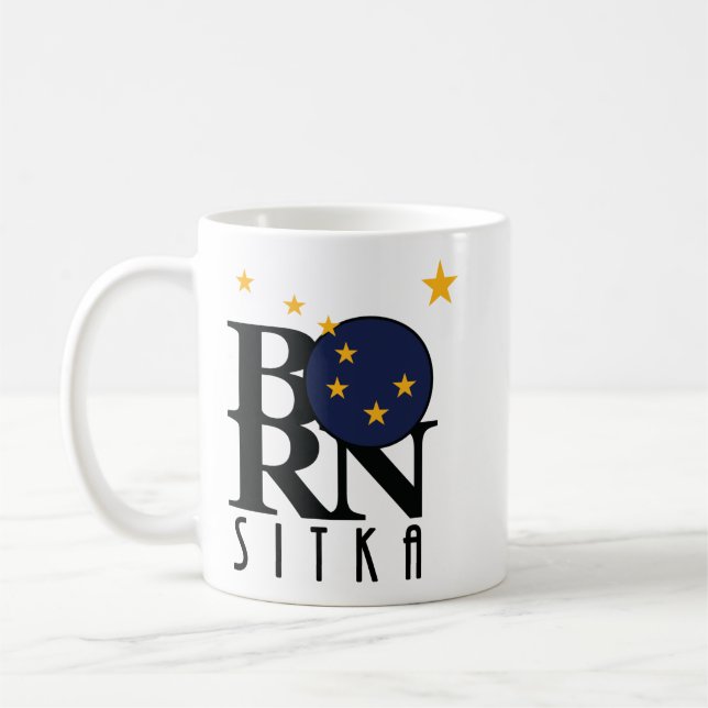 BORN Sitka Alaska 11oz Coffee Mug (Left)