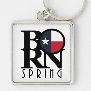 BORN Spring Texas Keychain