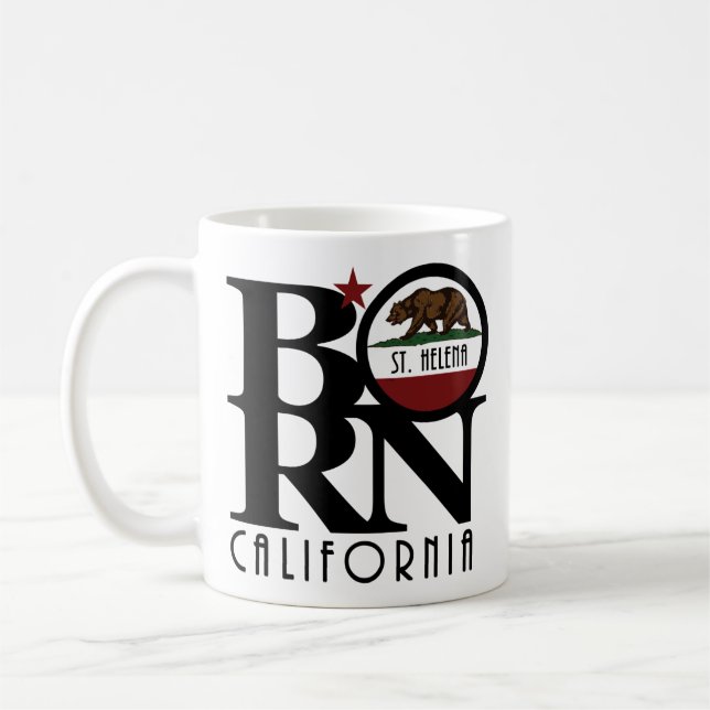 BORN St Helena 11oz Coffee Mug (Left)