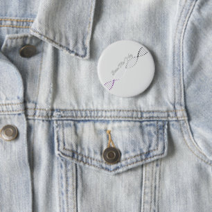 Born This Way ACE - Asexual Pride DNA  2 Inch Round Button