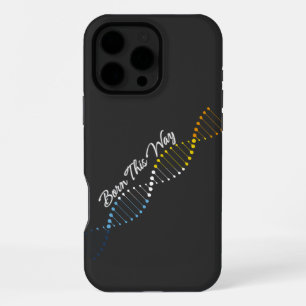 Born This Way - AroAce Pride DNA iPhone 16 Pro Max Case