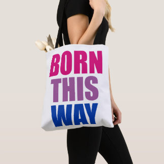 Born This Way Bisexual Bi Pride LGBTQ Tote Bag